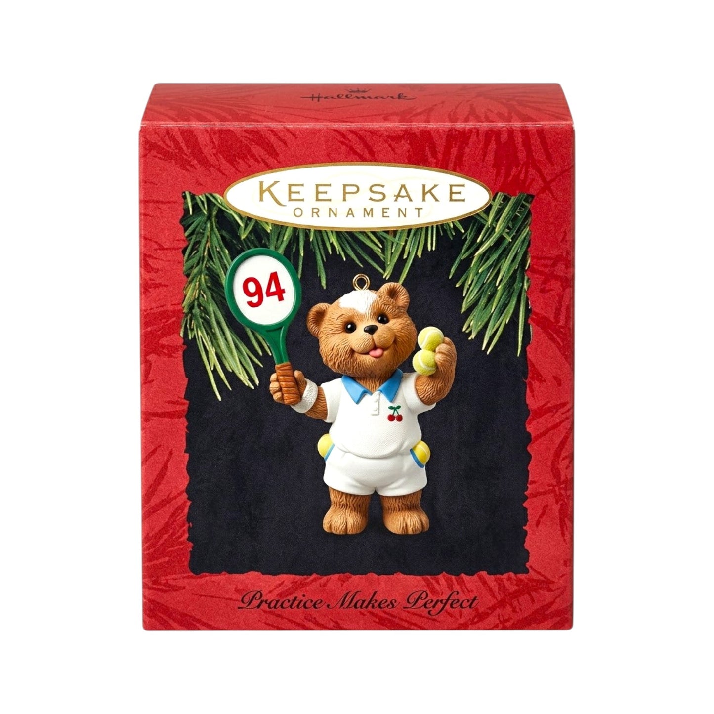 1994 Practice Makes Perfect Hallmark Ornament (Tennis) QX5863 Image2