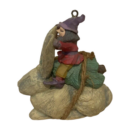 1994 Rarin' To Go Hallmark Ornament (Folk Art Americana) QK1193 Image1
