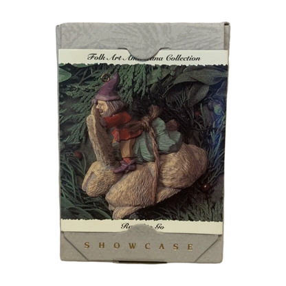 1994 Rarin' To Go Hallmark Ornament (Folk Art Americana) QK1193 Image2