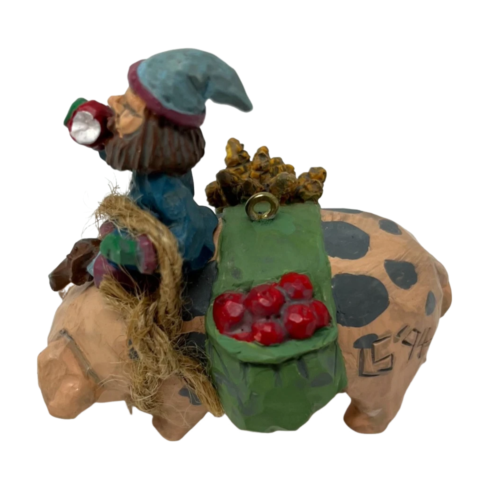 1994 Rarin' To Go Hallmark Ornament (Folk Art Americana) QK1193 Image4