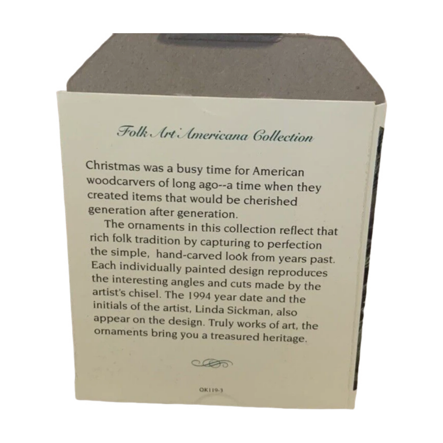 1994 Rarin' To Go Hallmark Ornament (Folk Art Americana) QK1193 Image6