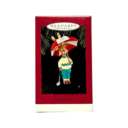 1994 Reindeer Pro Hallmark Ornament (Golf) QX592 6 Image2