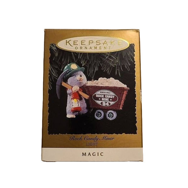 1994 Rock Candy Miner Hallmark Ornament (Light Magic) QLX7403