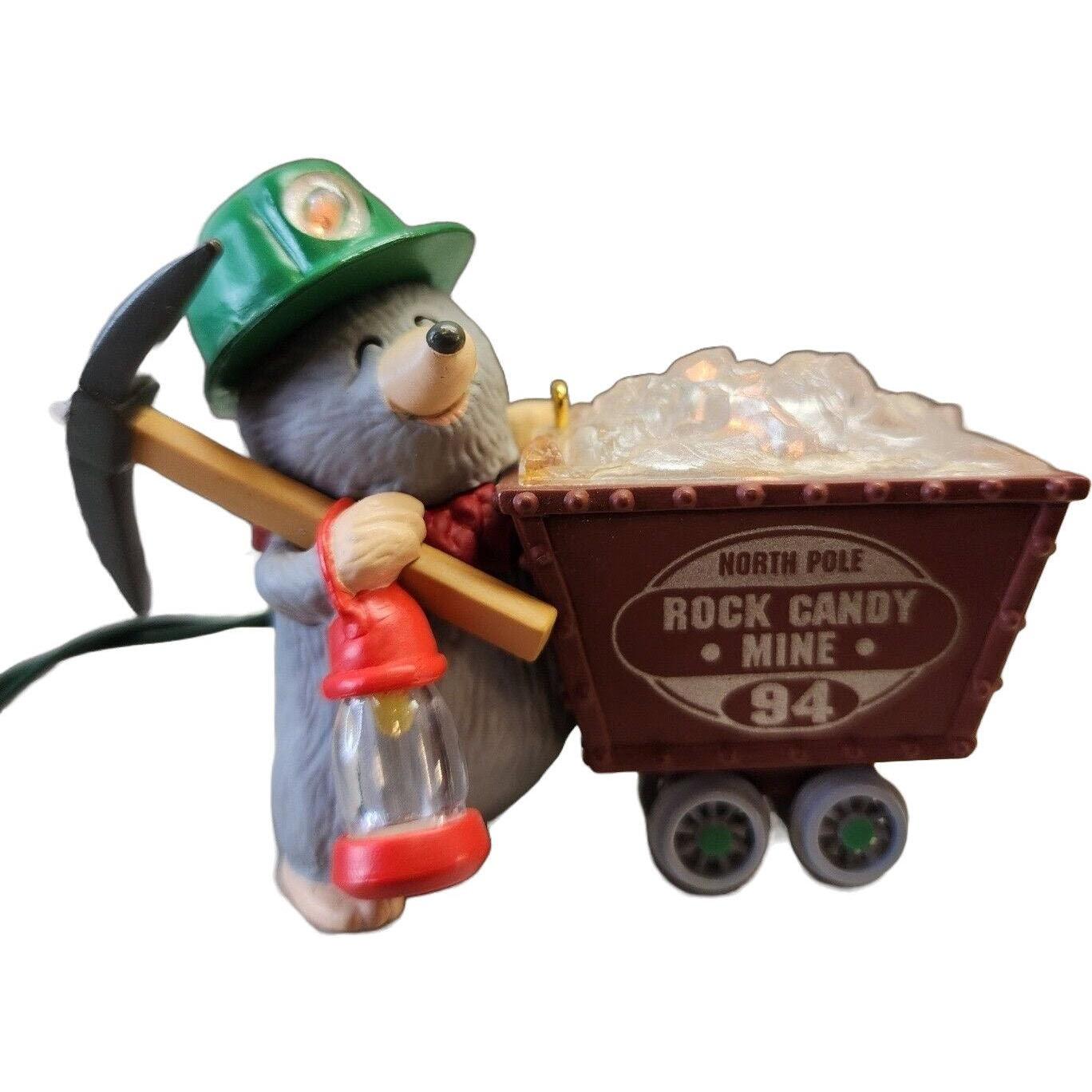 1994 Rock Candy Miner Hallmark Ornament (Light Magic) QLX7403