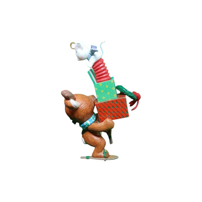 1994 Rodrick & Sam’s Winter Fun (Reindeer) Carlton Cards Heirloom Ornament ORN008L Image4
