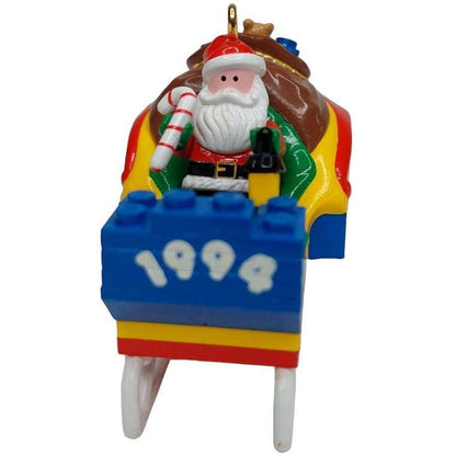 1994 Santa's Lego Sleigh Hallmark Ornament (Lego) QX5453