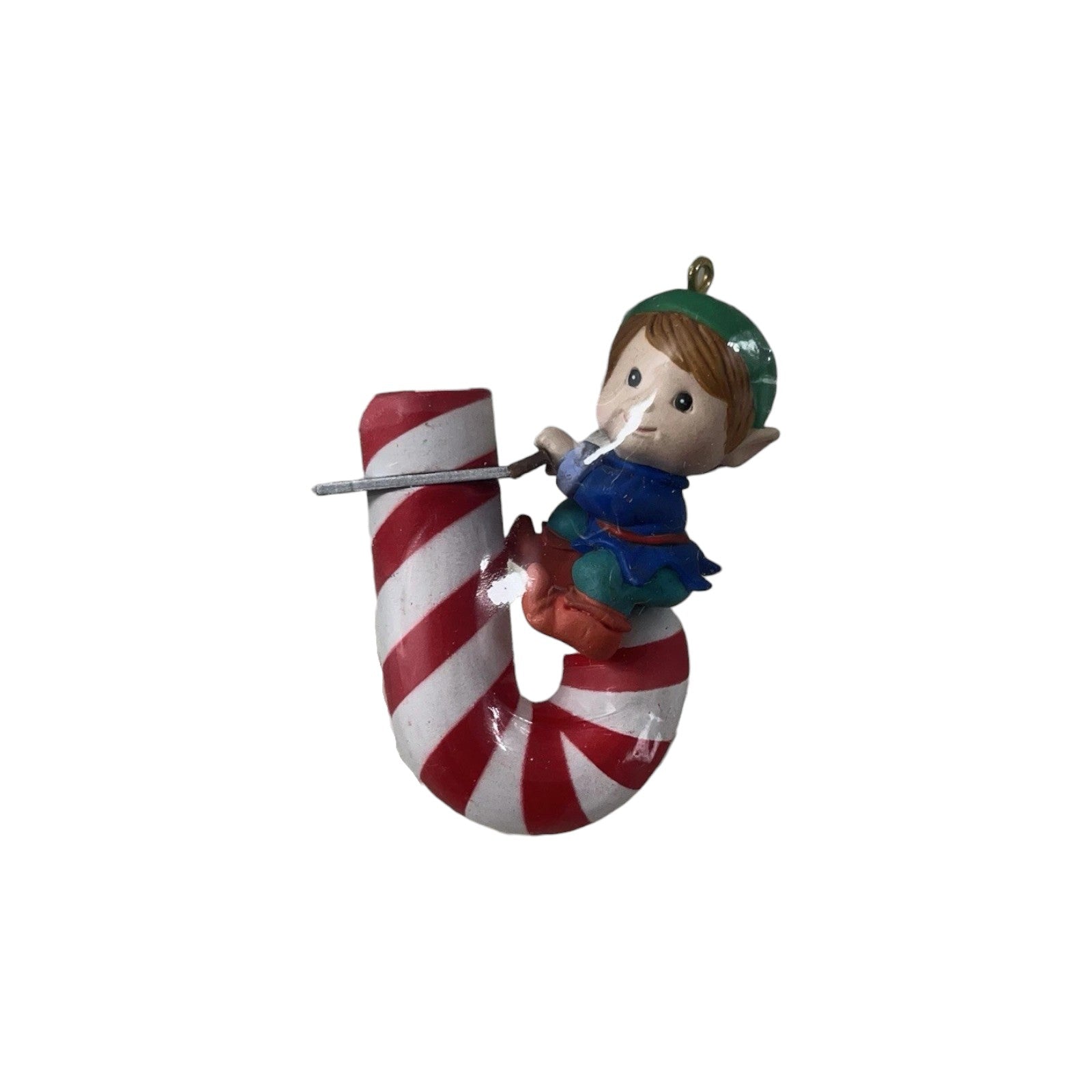 1994 Santa's Li'l Helper Enesco Ornament (Candy Cane) 595519 Image1
