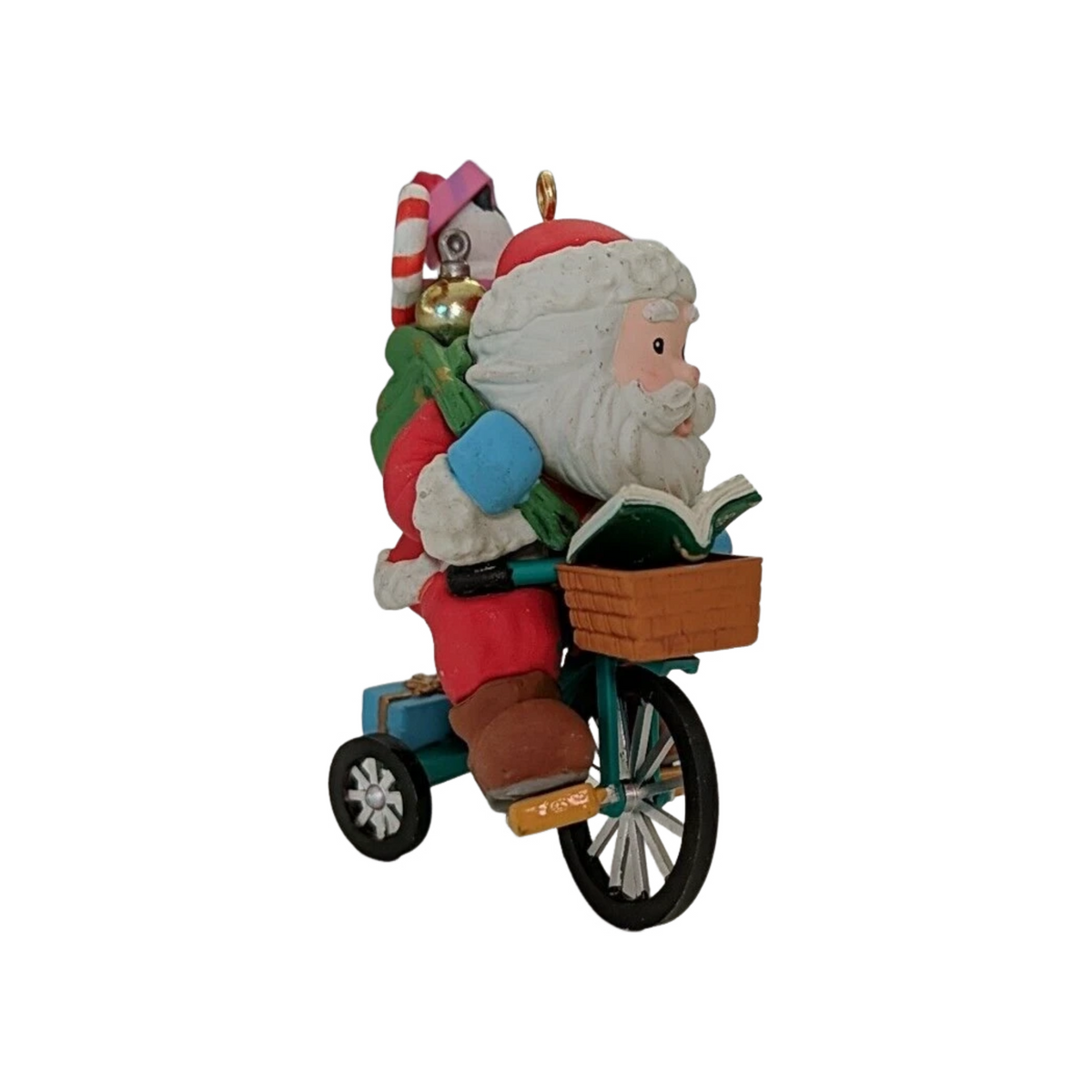 1994 Santa's Scret Test Ride Enesco Ornament (Santa Claus) 599107 Image6