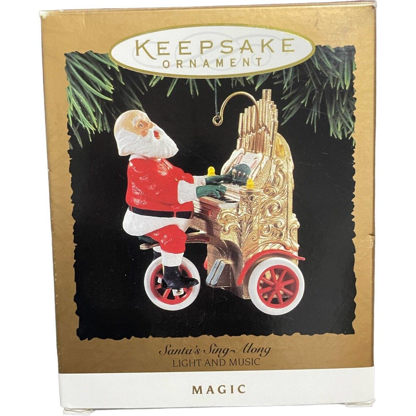 1994 Santa's Sing-Along Hallmark Ornament (Music) QLX7473