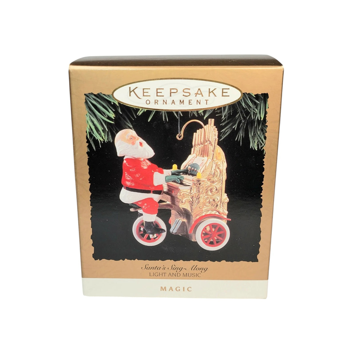 1994 Santa's Sing-Along Hallmark Ornament (Music) QLX7473 Image2