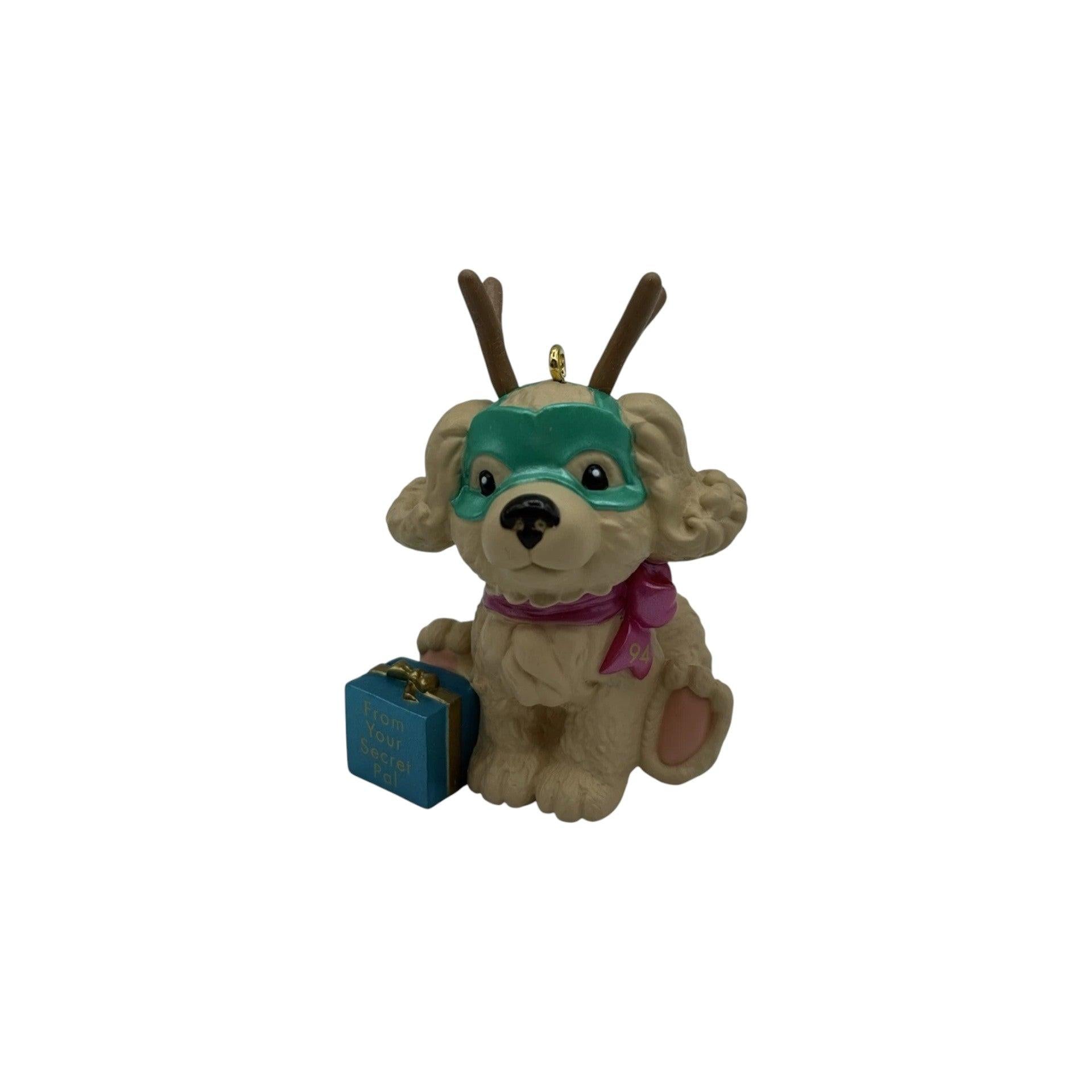 1994 Secret Santa Hallmark Ornament (Puppy) QX5736 Image1