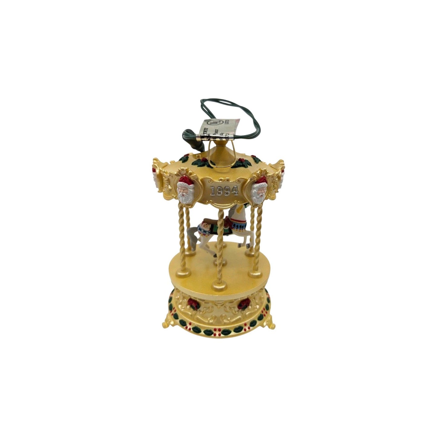 1994 Skater's Waltz Hallmark Ornament (Tobin Fraley Carousel Horse) QLX7496 Image1