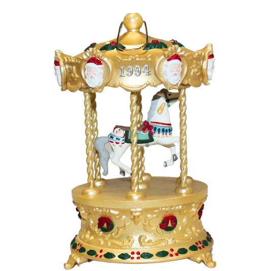 1994 Skater's Waltz Hallmark Ornament (Tobin Fraley Carousel Horse) QLX7496