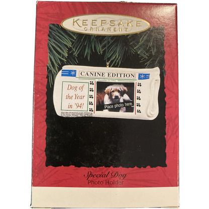 1994 Special Dog Hallmark Ornament (Photo Holder) QX5603