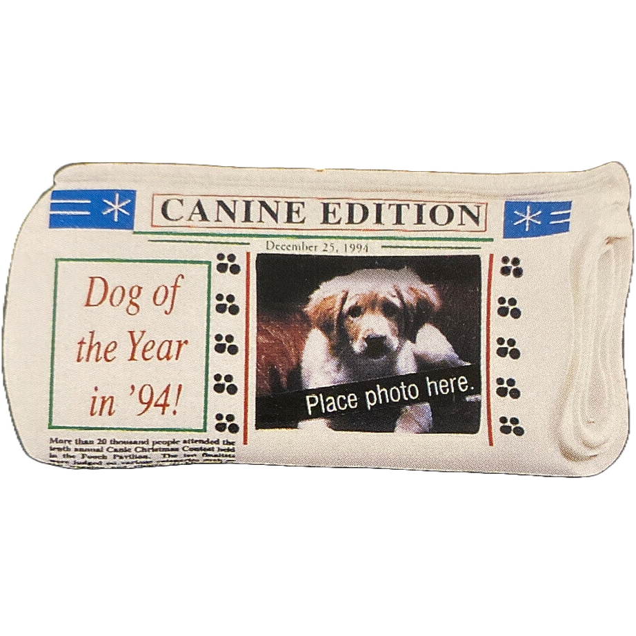 1994 Special Dog Hallmark Ornament (Photo Holder) QX5603