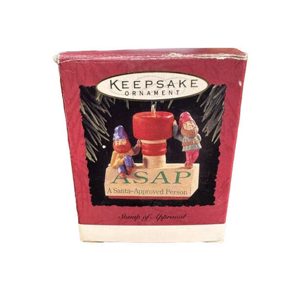 1994 Stamp of Approval Hallmark Ornament (Santa Claus) QX5703