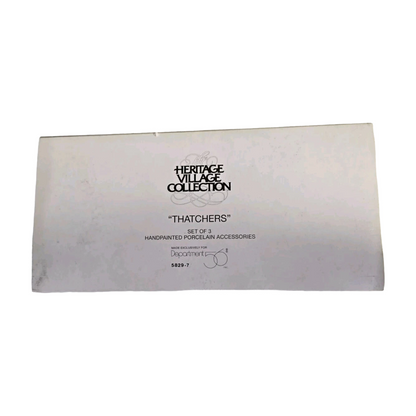 1994 Thatchers Set of 3 – Dickens Village Department 56 1435221 Image2