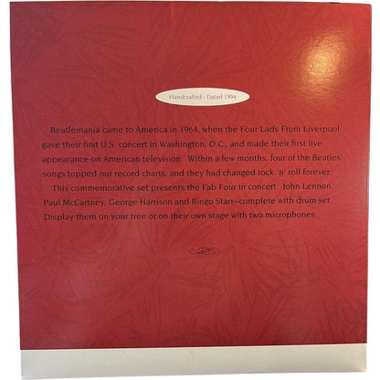 1994 The Beatles Gift Set Hallmark Ornament (Music) QX5373