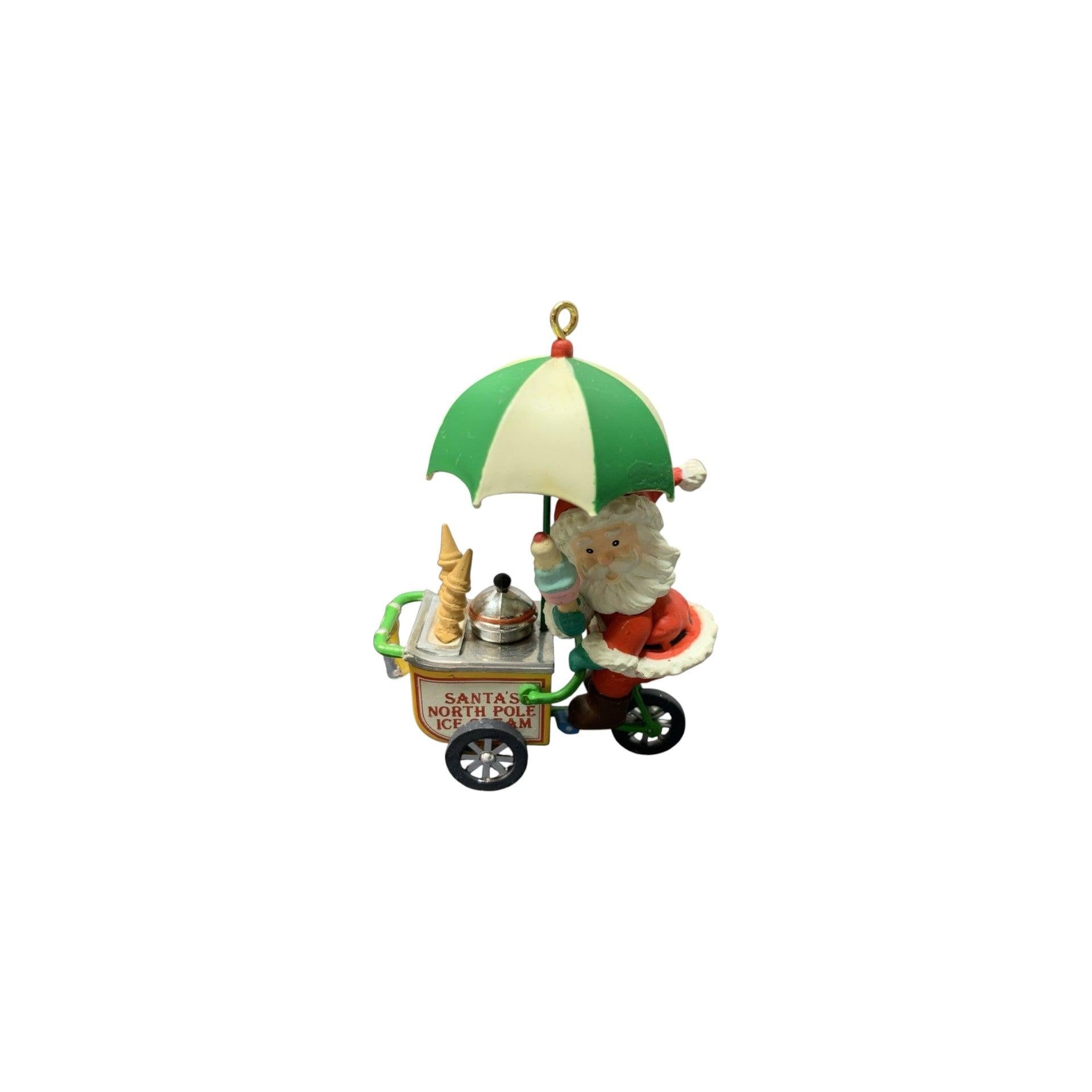 1994 The Lastest Scoop From Santa Enesco Ornament (Santa Claus) 582395 Image1