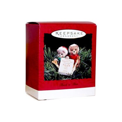 1994 Thick 'n' Thin Hallmark Ornament (Teddy Bear) QX5693 Image2