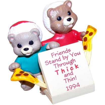 1994 Thick 'n' Thin Hallmark Ornament (Teddy Bear) QX5693