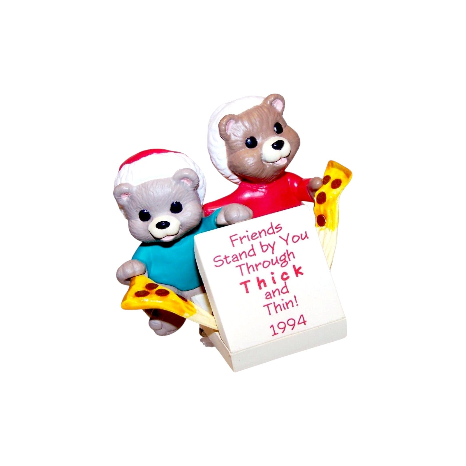 1994 Thick 'n' Thin Hallmark Ornament (Teddy Bear) QX5693 Image1