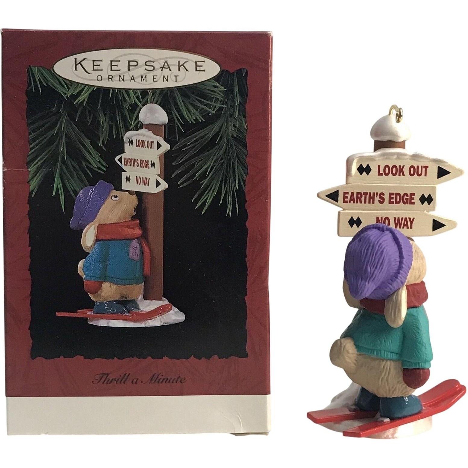 1994 Thrill-A-Minute Hallmark Ornament (Bunny) QX5866