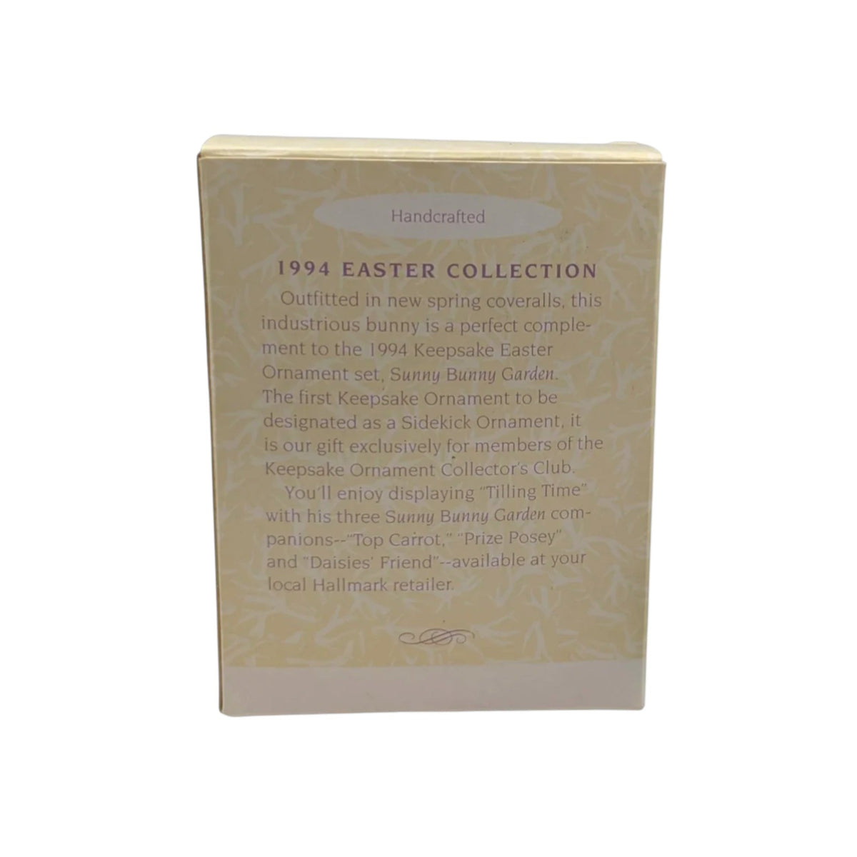 1994 Tilling Time Hallmark Ornament (Bunny) QXC8256 Image7