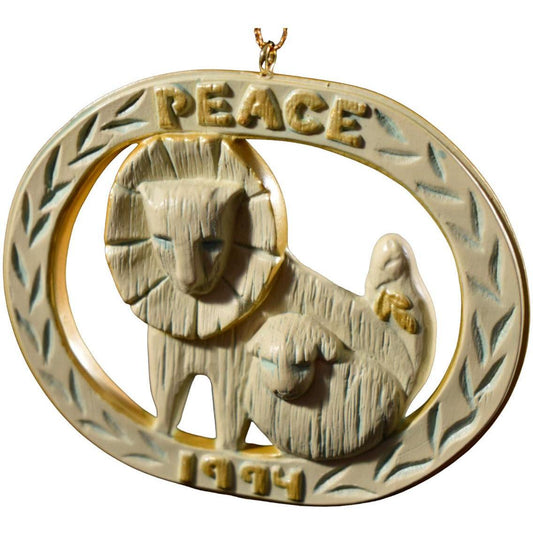 1994 Time of Peace Hallmark Ornament (Lion and Lamb) QX5813