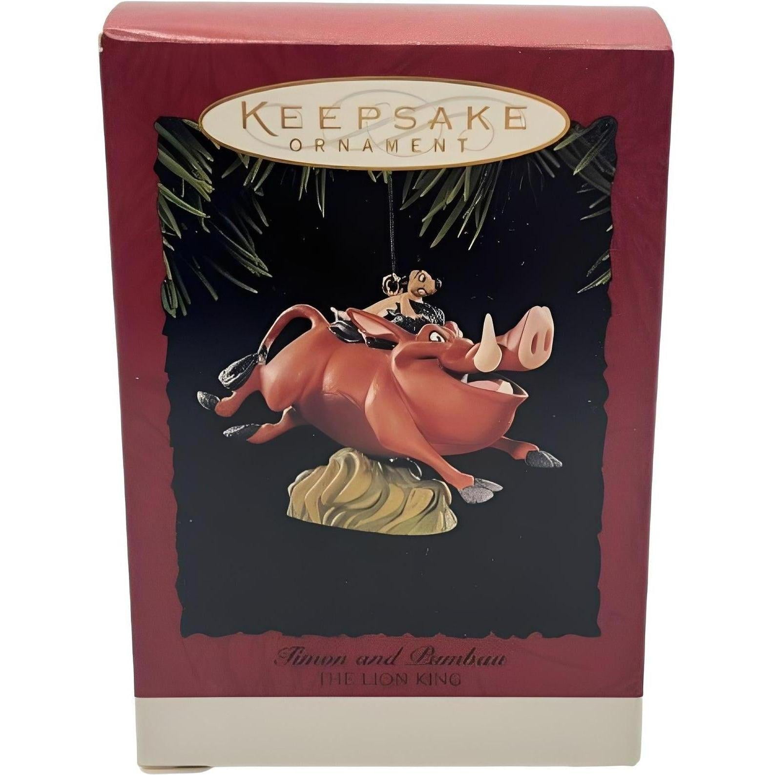 1994 Timon and Pumbaa Hallmark Ornament (Lion King) QX5366