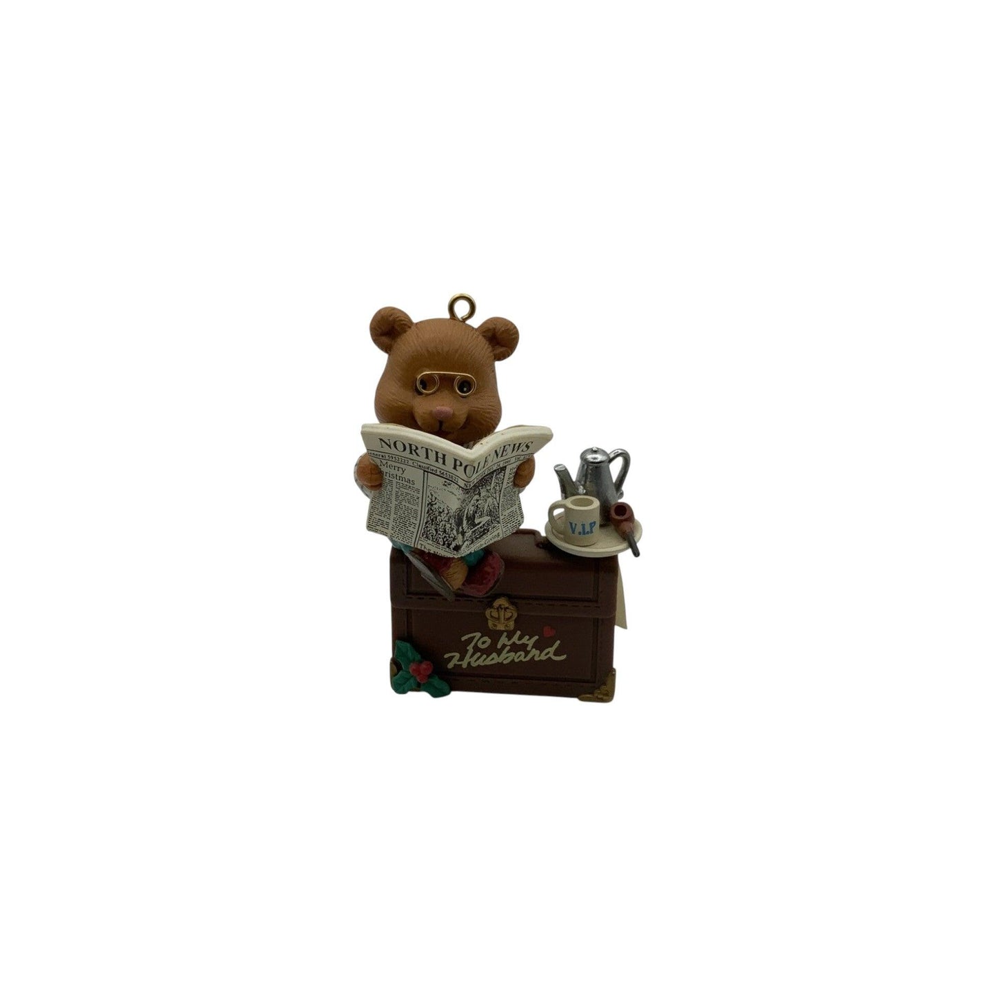 1994 To My Favorite V.I.P - A Gift for That Special Husband Enesco Ornament (Teddy Bear) 596698 Image1