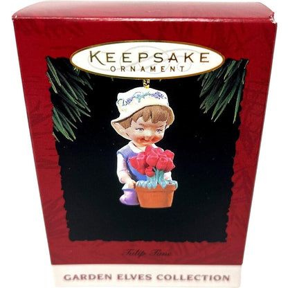 1994 Tulip Time Hallmark Ornament (Garden Elves) QX5983