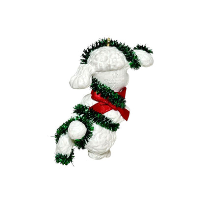 1994 White Poodle Hallmark Ornament (Puppy Love) QX5253 Image4