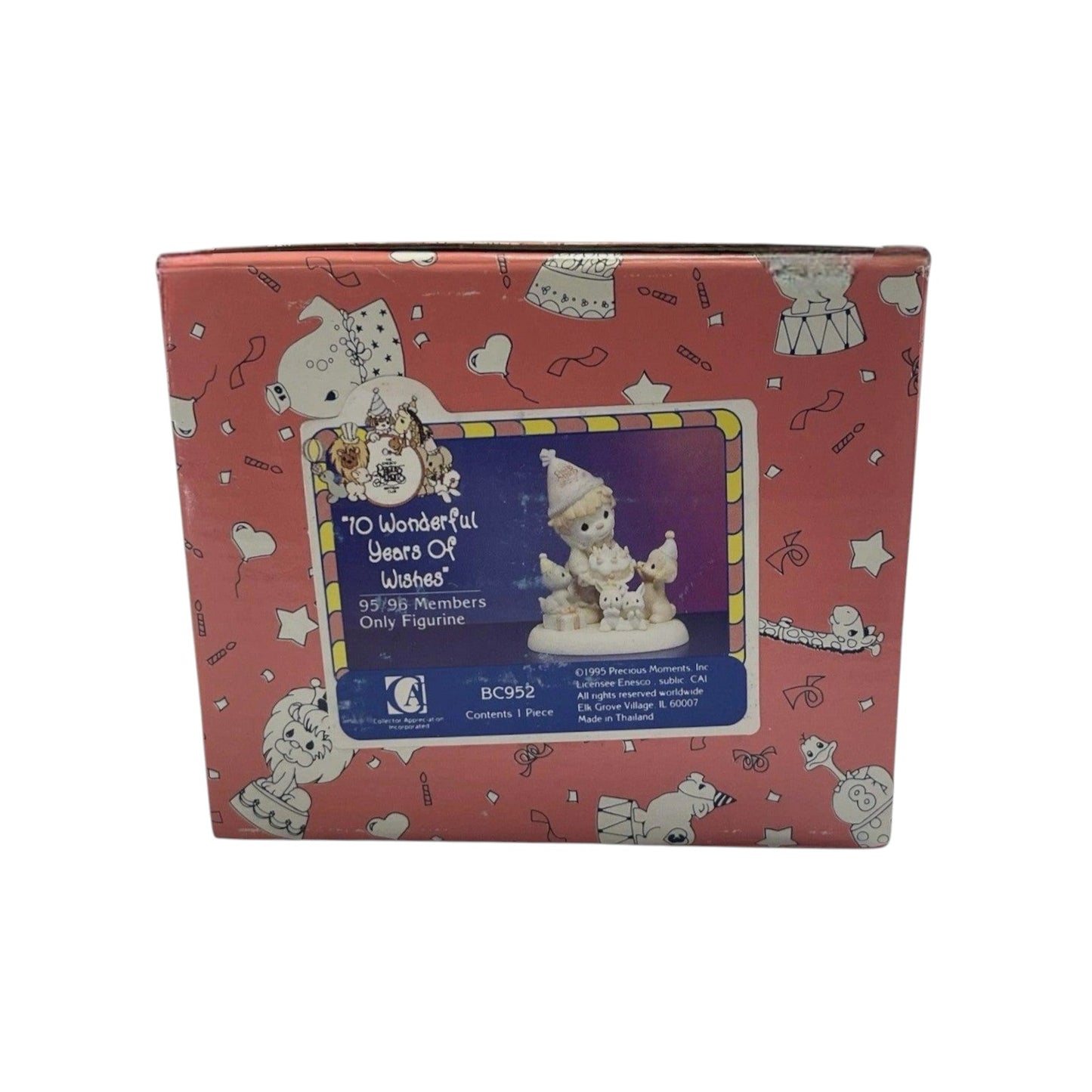 1995 10 Wonderful Years of Wishes Birthday Club Precious Moments BC952 Image2