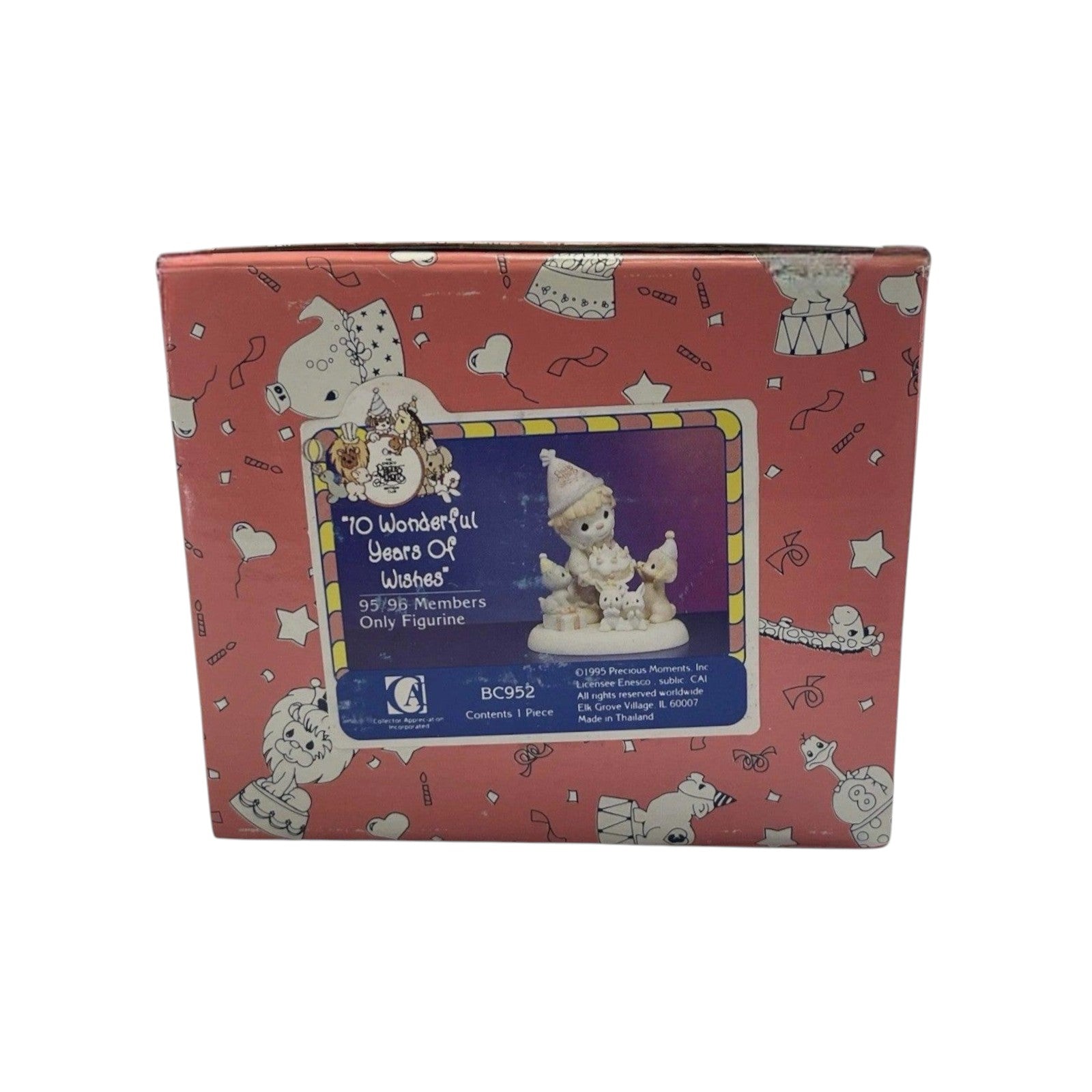 1995 10 Wonderful Years of Wishes Birthday Club Precious Moments BC952 Image2