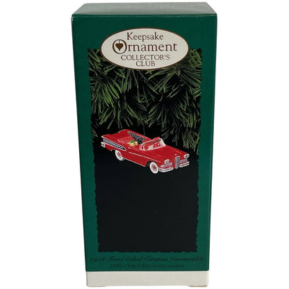 1995 1958 Ford Edsel Citation Convertible Hallmark Ornament (Classic American Cars - Club) QXC4167