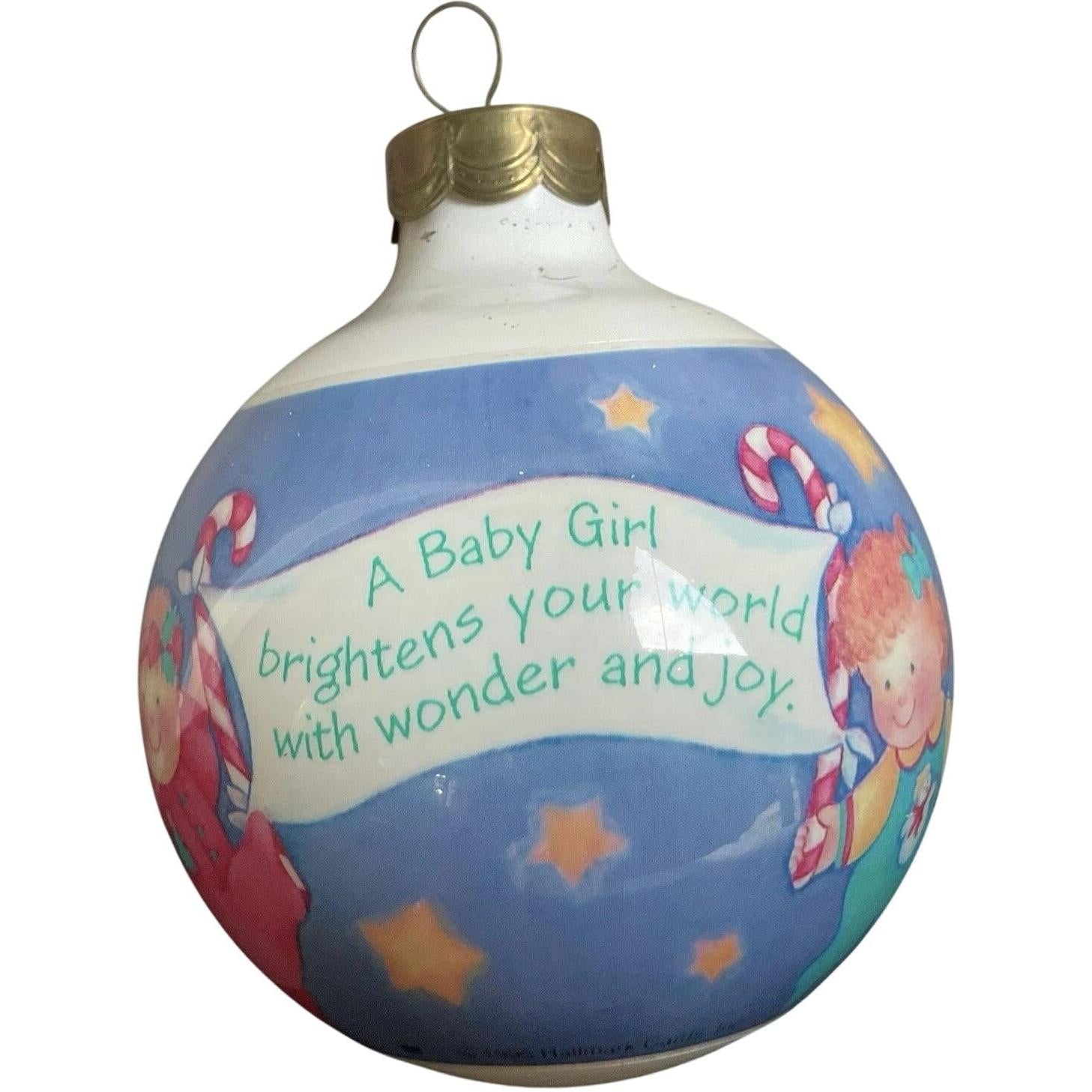 1995 Baby's First Christmas- Baby Girl Hallmark Ornament (Baby's First Christmas) QX2317