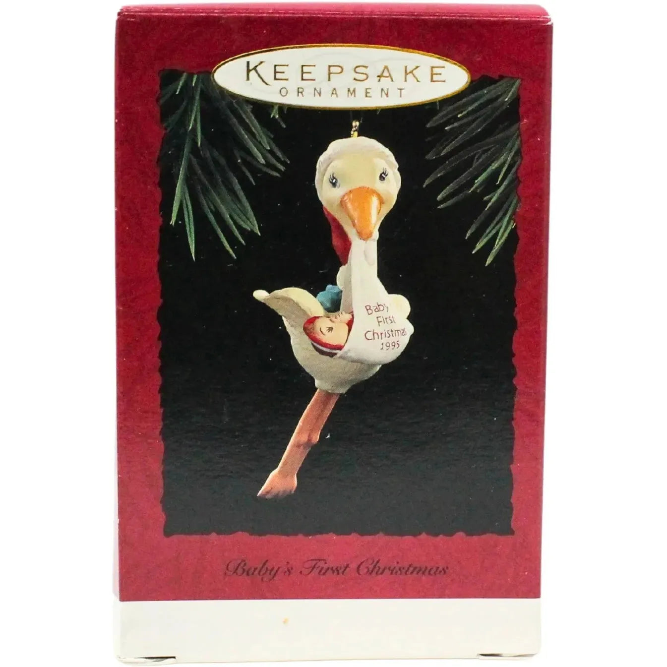 1995 Baby's First Christmas Hallmark Ornament (Baby's First Christmas) QX5557