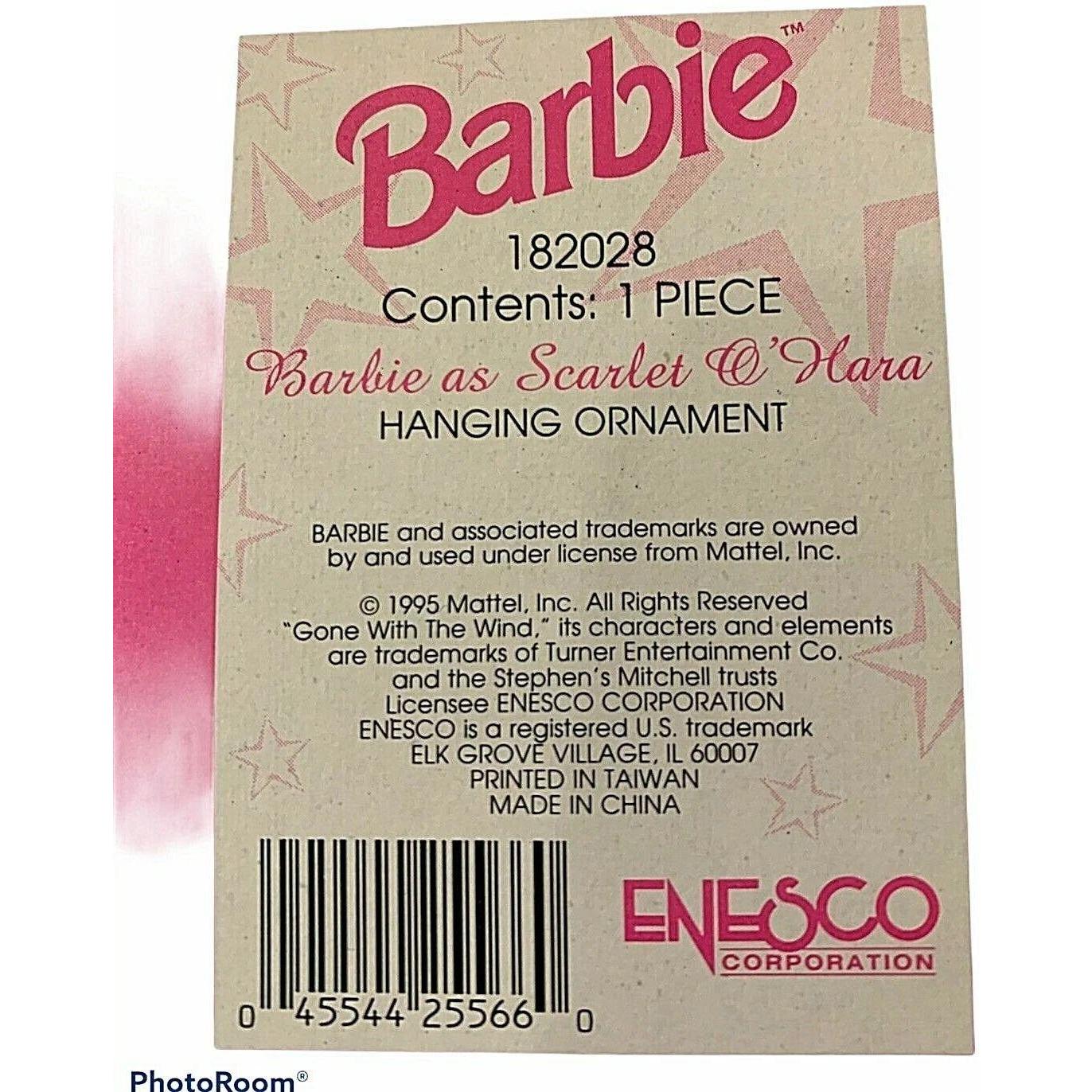 1995 Barbie as Scarlet O Hara (Enesco)
