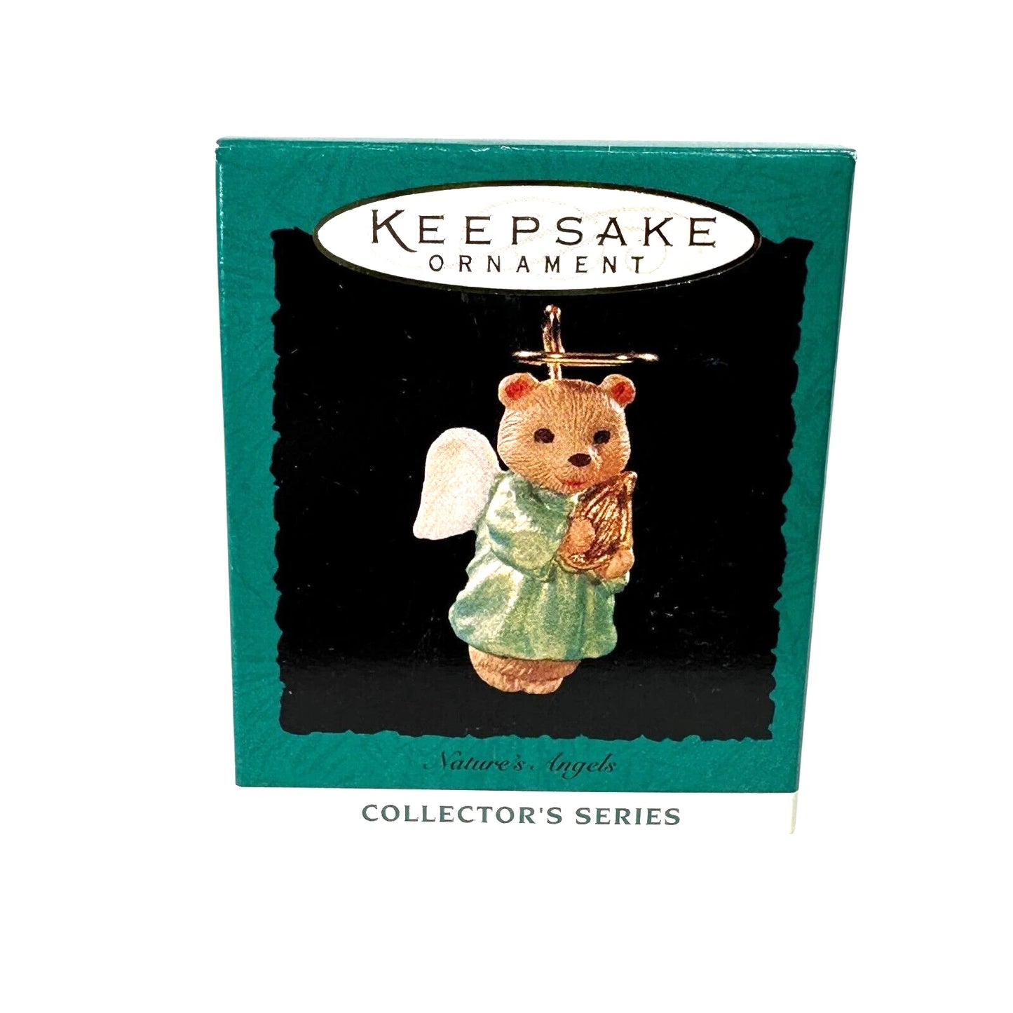 1995 Bear Angel Hallmark Ornament (Nature's Angels) QXM4809