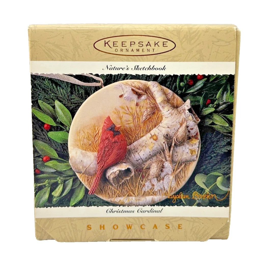 1995 Christmas Cardinal Hallmark Ornament (Nature's Sketchbook) QK1077