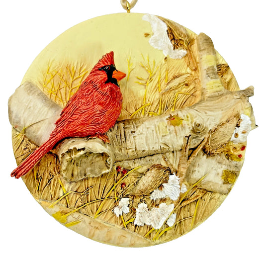 1995 Christmas Cardinal Hallmark Ornament (Nature's Sketchbook) QK1077