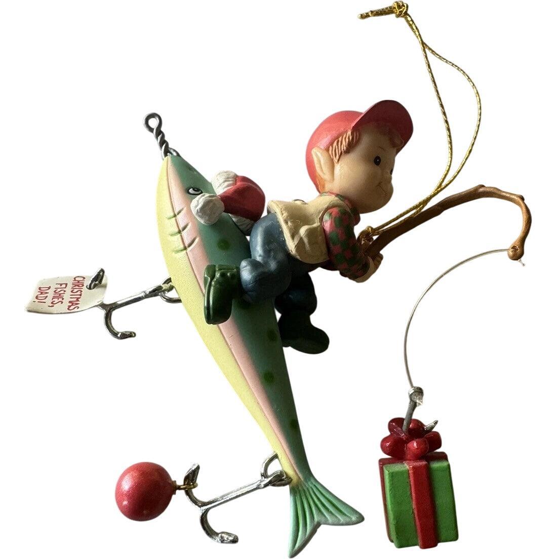 1995 Christmas Fishes, Dad (Fishing)