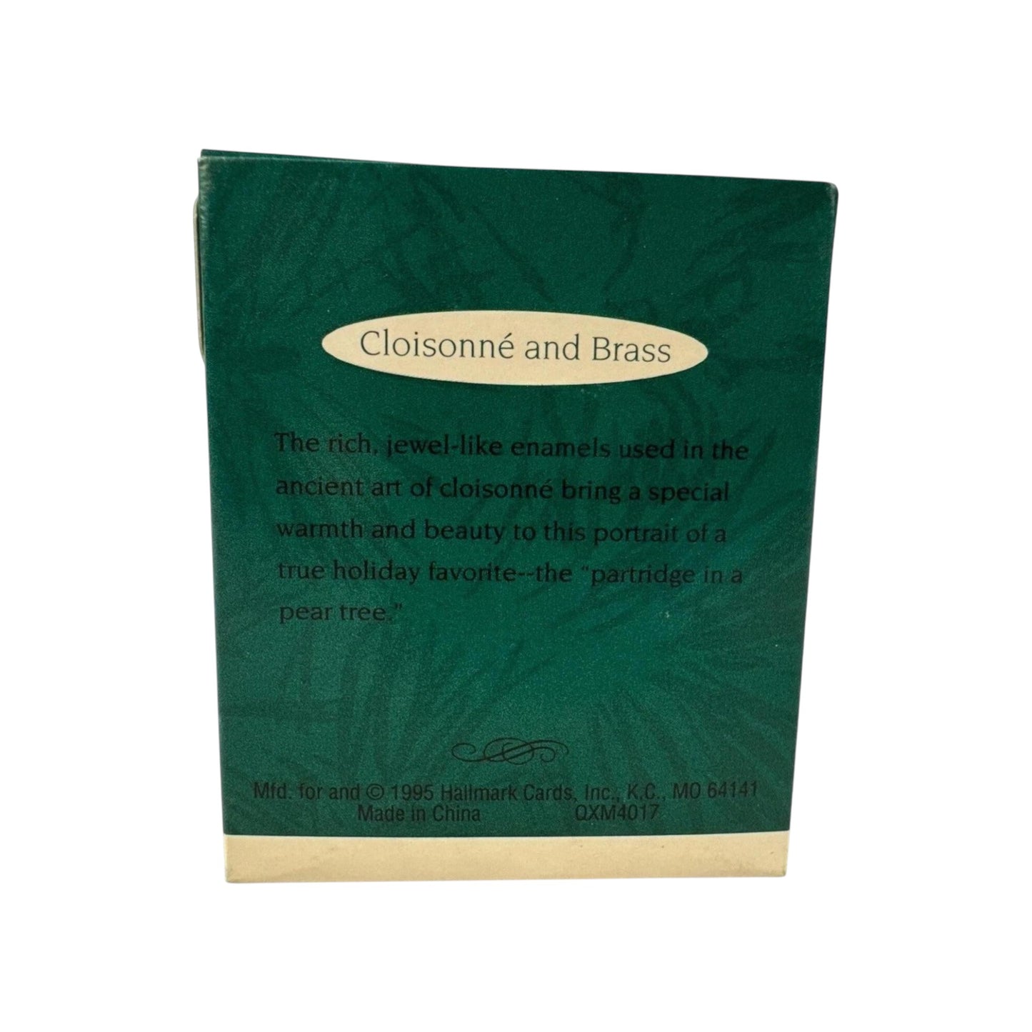 1995 Cloisonne Partridge (Precious Editions)