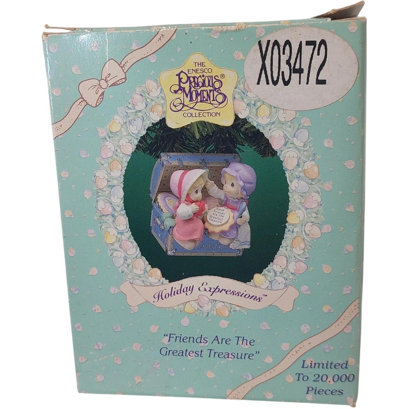 1995 Friends Are The Greatest Treasure - Holiday Expressions (Precious Moments)