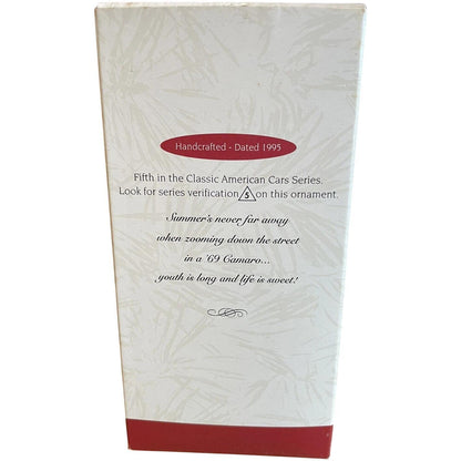 1995 Hallmark Ornament (1969) Chevrolet Camaro Hallmark Ornament (Classic American Cars) QX5239