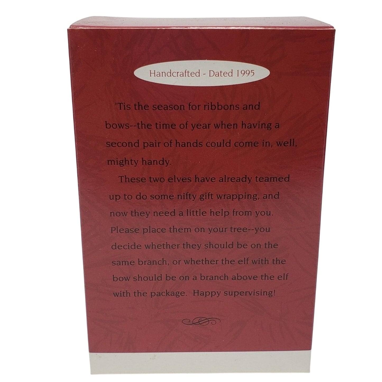 1995 Happy Wrappers Hallmark Ornament (Elf) QX6037