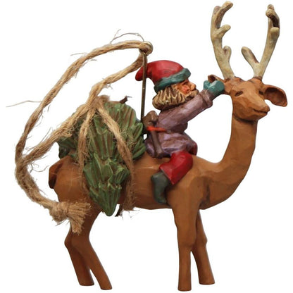 1995 Home From the Woods Hallmark Ornament (Folk Art Americana) QXC1059