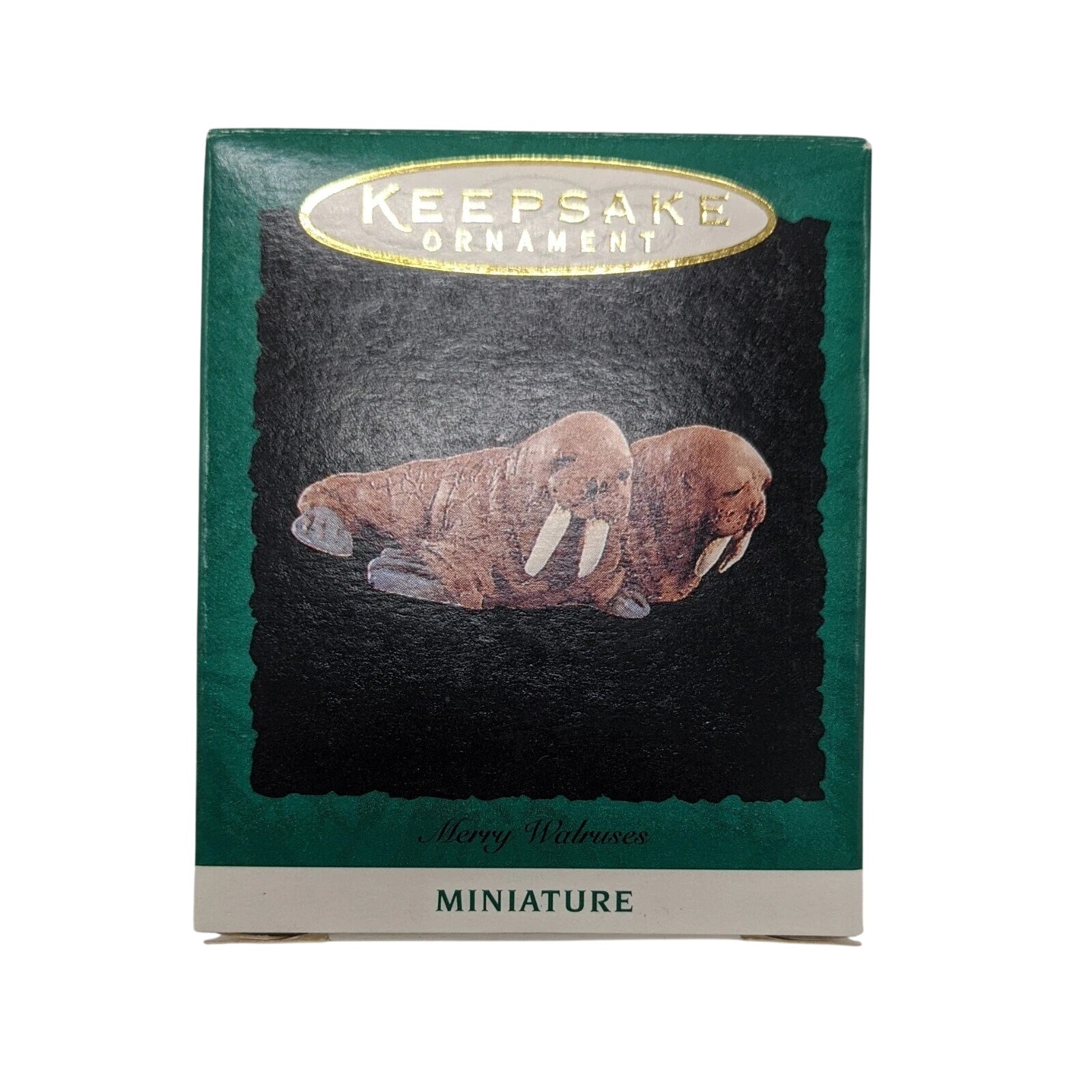 1995 Merry Walruses Hallmark Ornament (Noah's Ark) QXM4057
