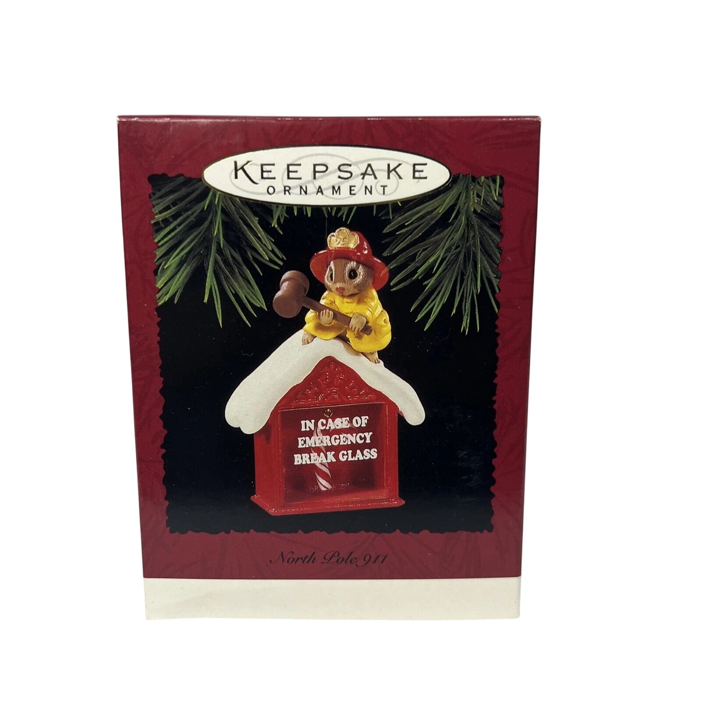 1995 North Pole 911 - Chipmunks Hallmark Ornament (Firefighter) QX5957